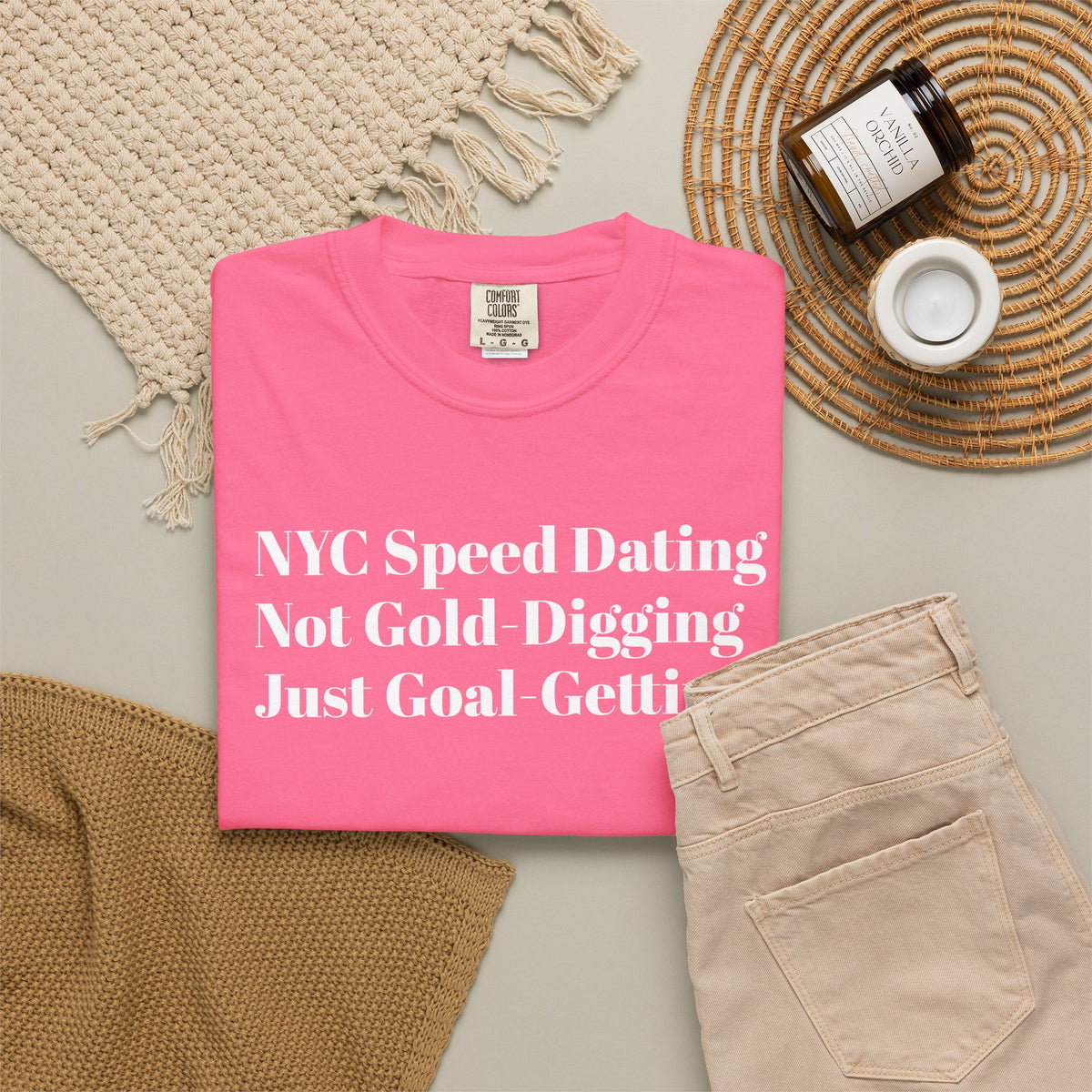 NYC Speed Dating - Not Gold-Digging. Just Goal-Getting - Tee Shirt