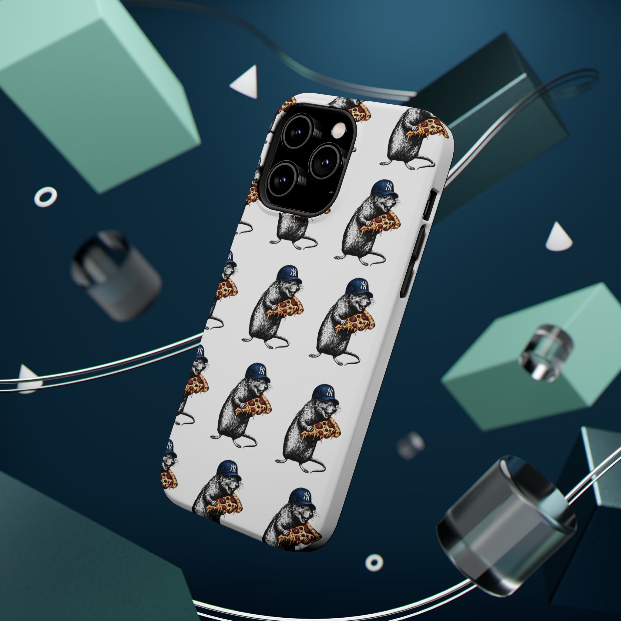 NY Pizza-Loving Rat Magnetic Phone Case