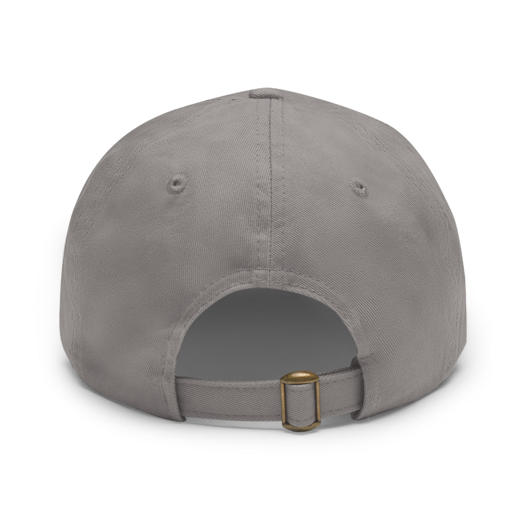 Leather Patch Dad Hat — NYC Pizza Rat Boss Logo