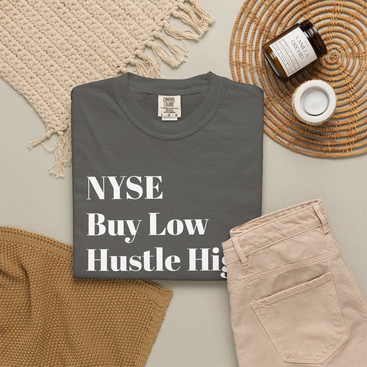 NYSE Buy Low - Hustle High - Tee Shirt