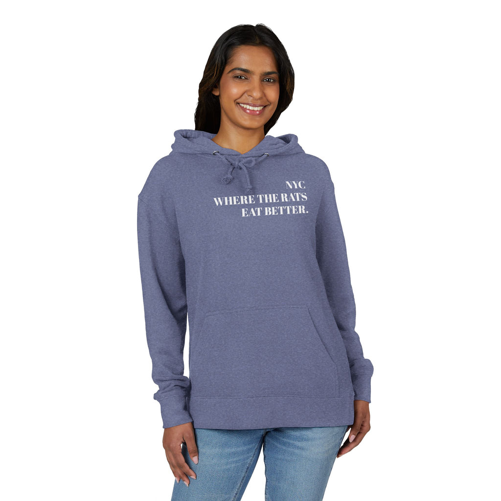 Hoodie — NYC "Pizza Rat Approved" Graphic Hoodie (Where the Rats Eat Better)