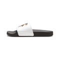 Youth Pizza Rat Slide Sandals — "Cheese First" Graphic Slides for Kids