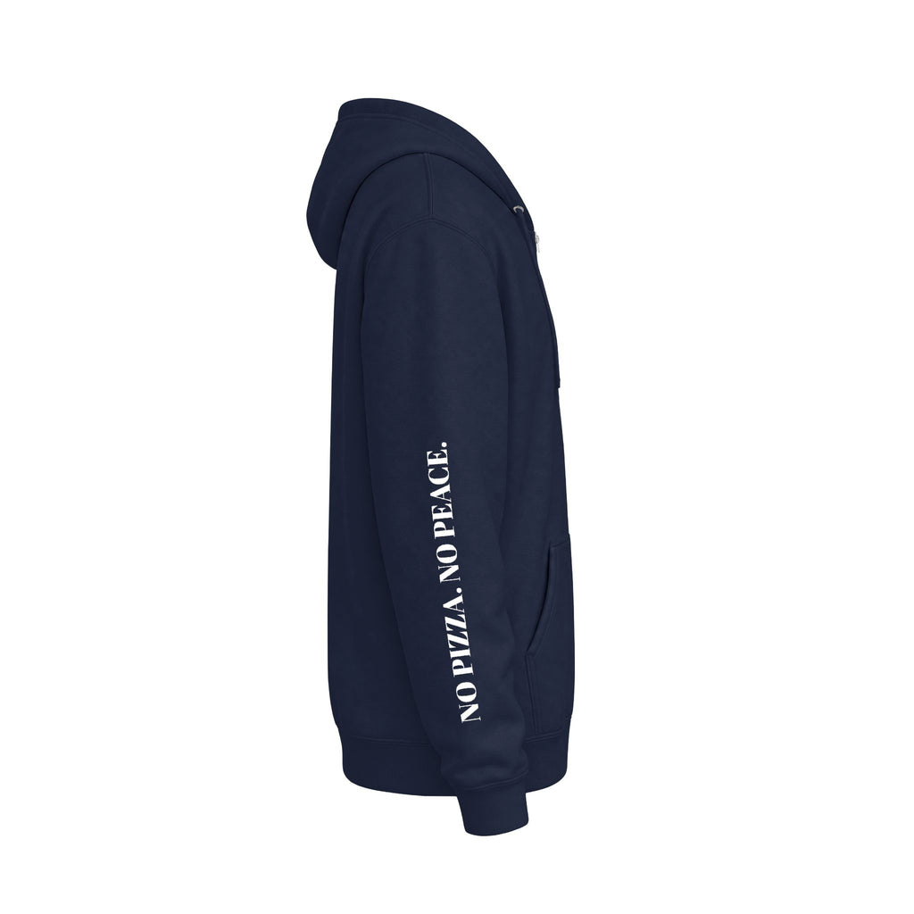 NYC Distressed Zip-Up Hoodie — Vintage New York Graphic Hoodie