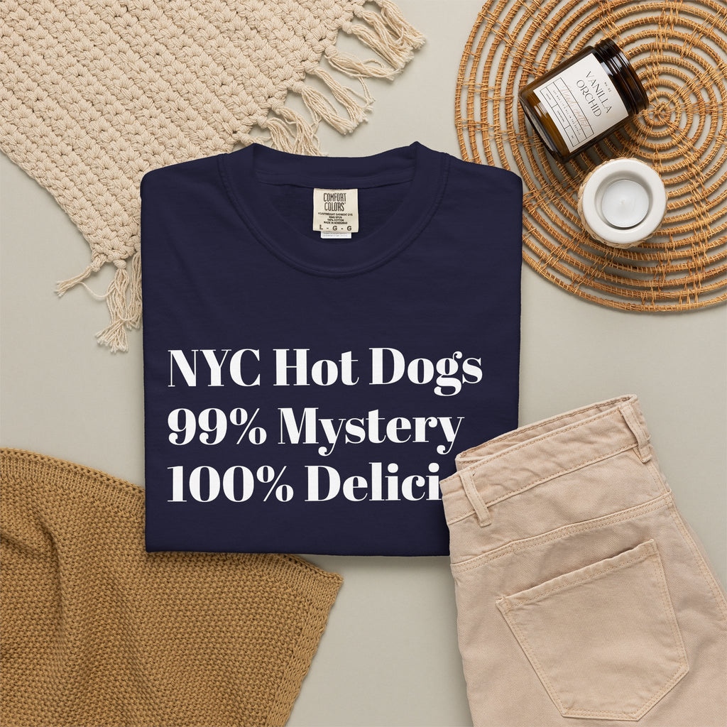 NYC Hot Dogs - 99% Mystery - 100% Delicious - Tee Shirt