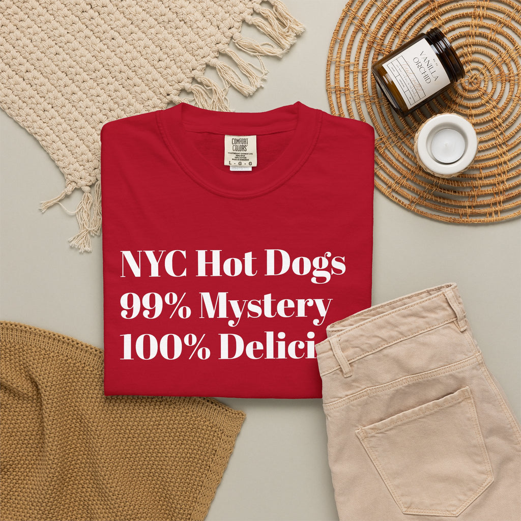 NYC Hot Dogs - 99% Mystery - 100% Delicious - Tee Shirt