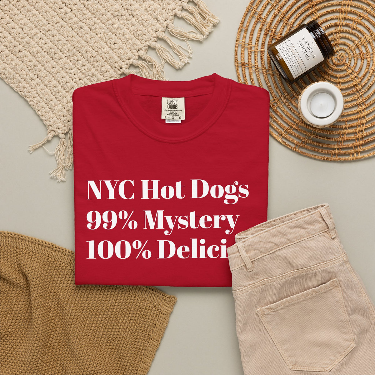 NYC Hot Dogs - 99% Mystery - 100% Delicious - Tee Shirt
