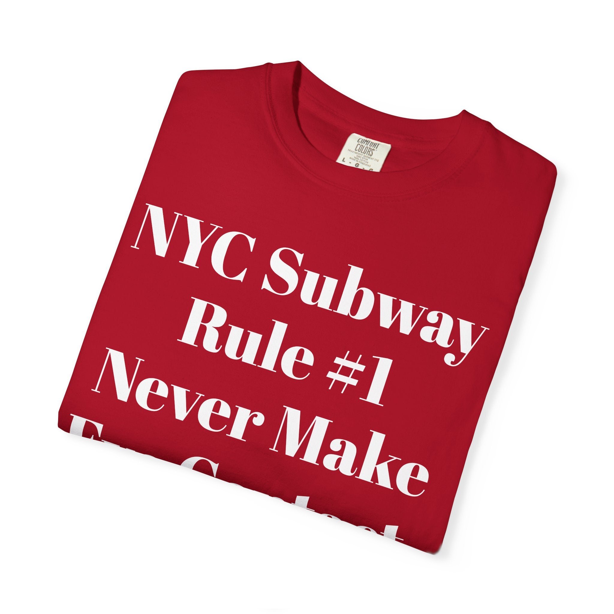 NYC Subway Rule #1 Never Make Eye Contact.