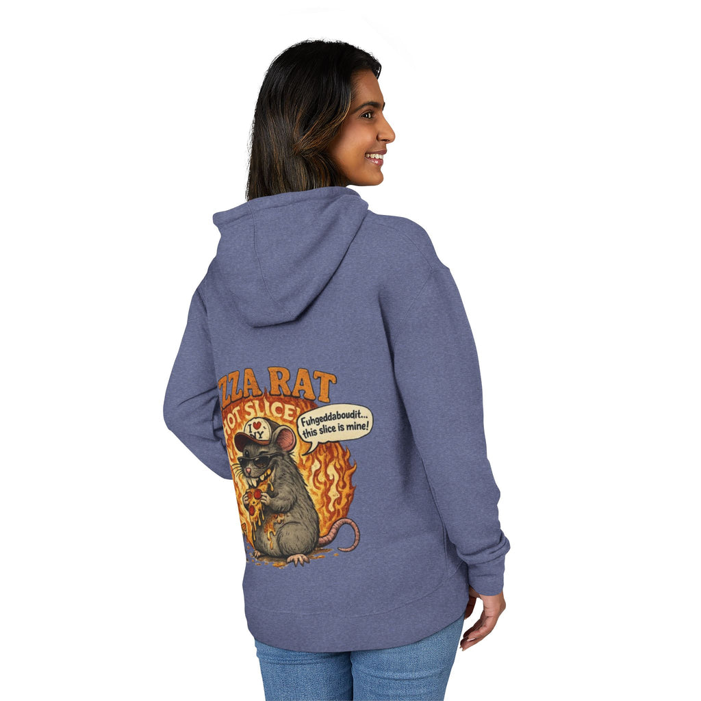 Hoodie — "Where the Rats Eat Better" Front & Pizza Rat Back Graphic Hoodie
