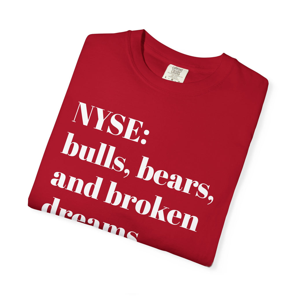 NYSE: bulls, bears and broken dreams - Tee Shirt