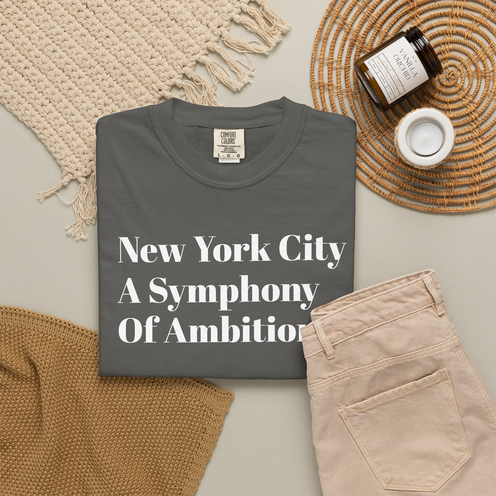 New York City - A Symphony Of Ambition - Tee Shirt