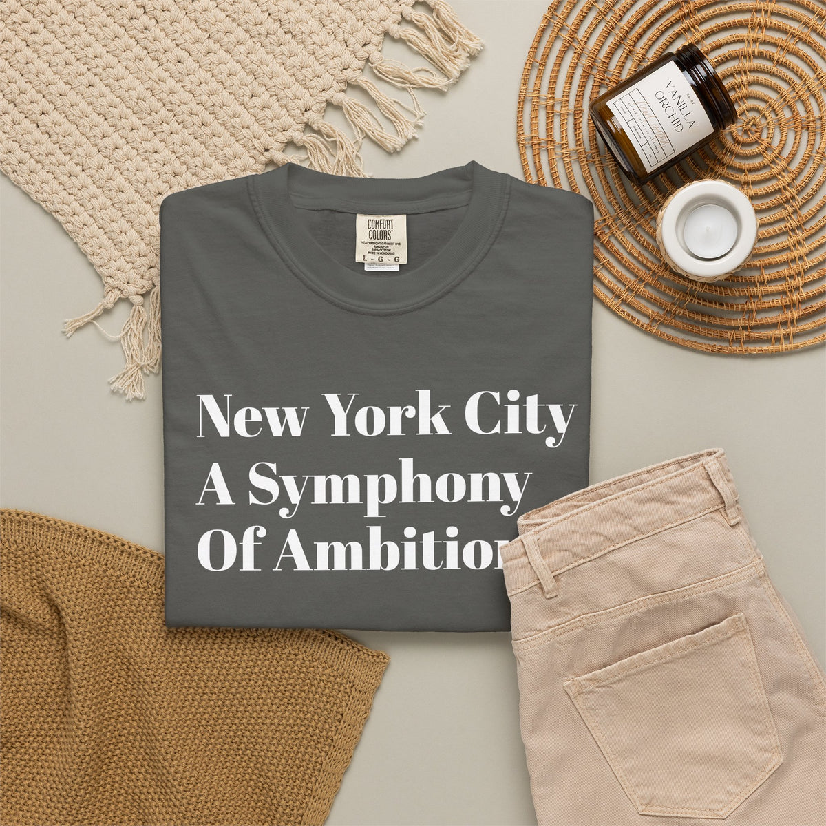 New York City - A Symphony Of Ambition - Tee Shirt
