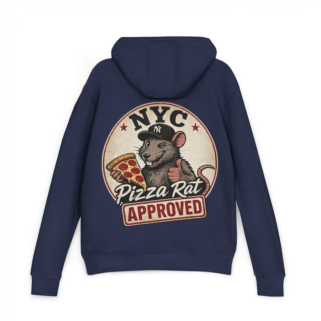 Hoodie — NYC "Pizza Rat Approved" Graphic Hoodie (Where the Rats Eat Better)
