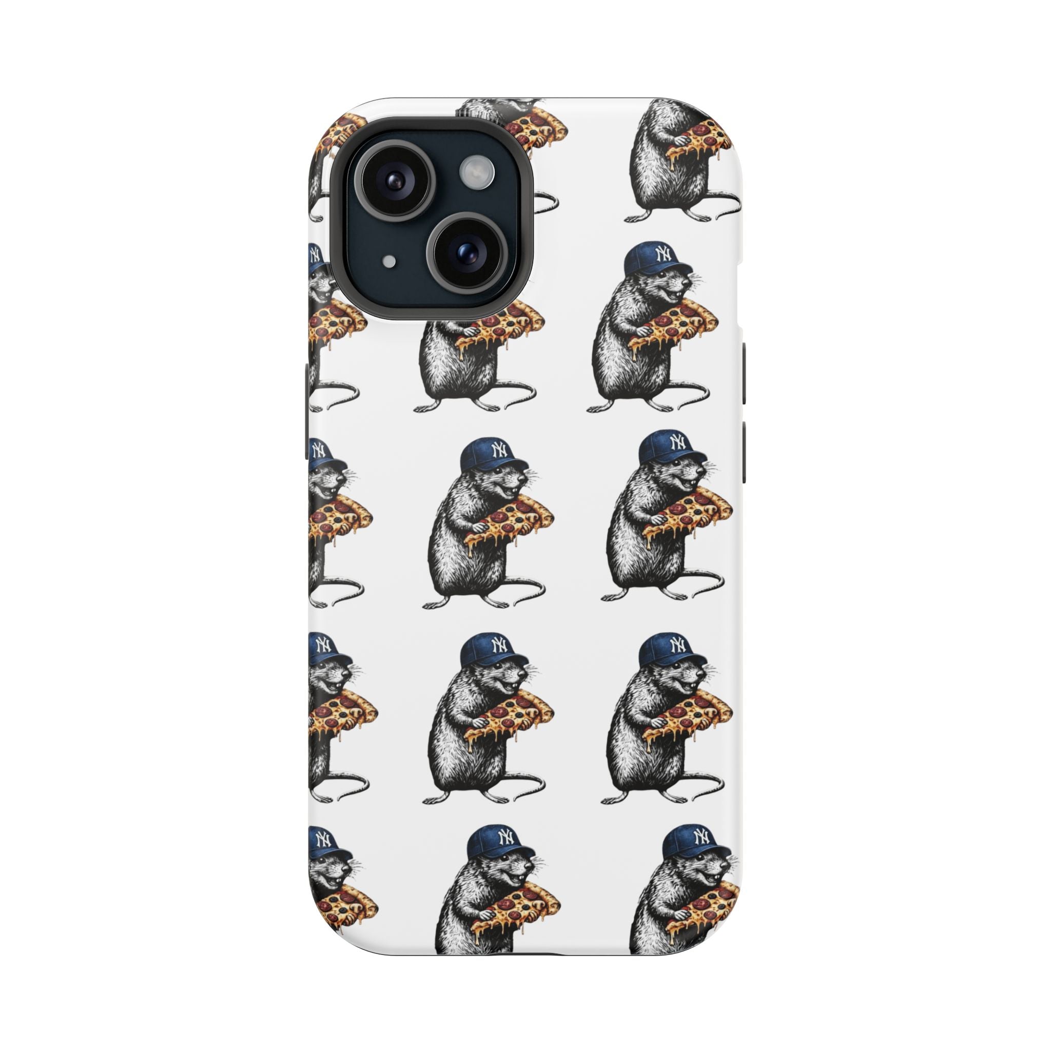 NY Pizza-Loving Rat Magnetic Phone Case