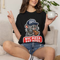 NYC Pizza Rat Boss T-Shirt — Funny New York Rat Pizza Graphic Tee