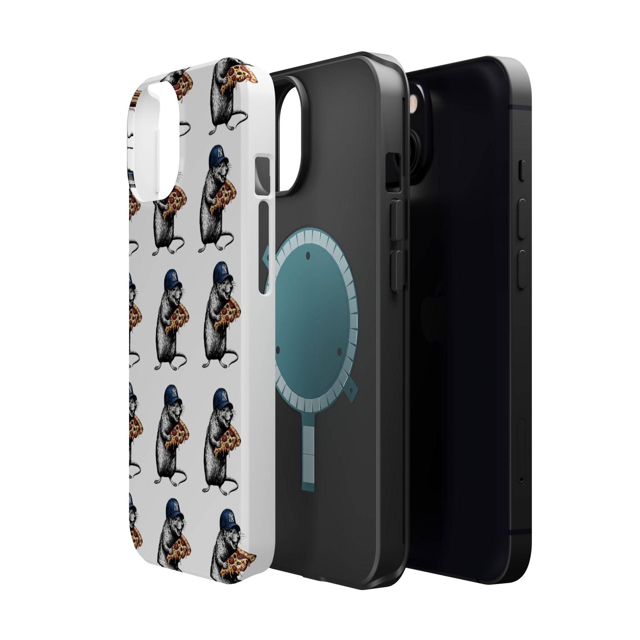 NY Pizza-Loving Rat Magnetic Phone Case