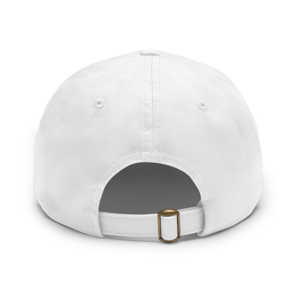 Leather Patch Dad Hat — NYC Pizza Rat Boss Logo