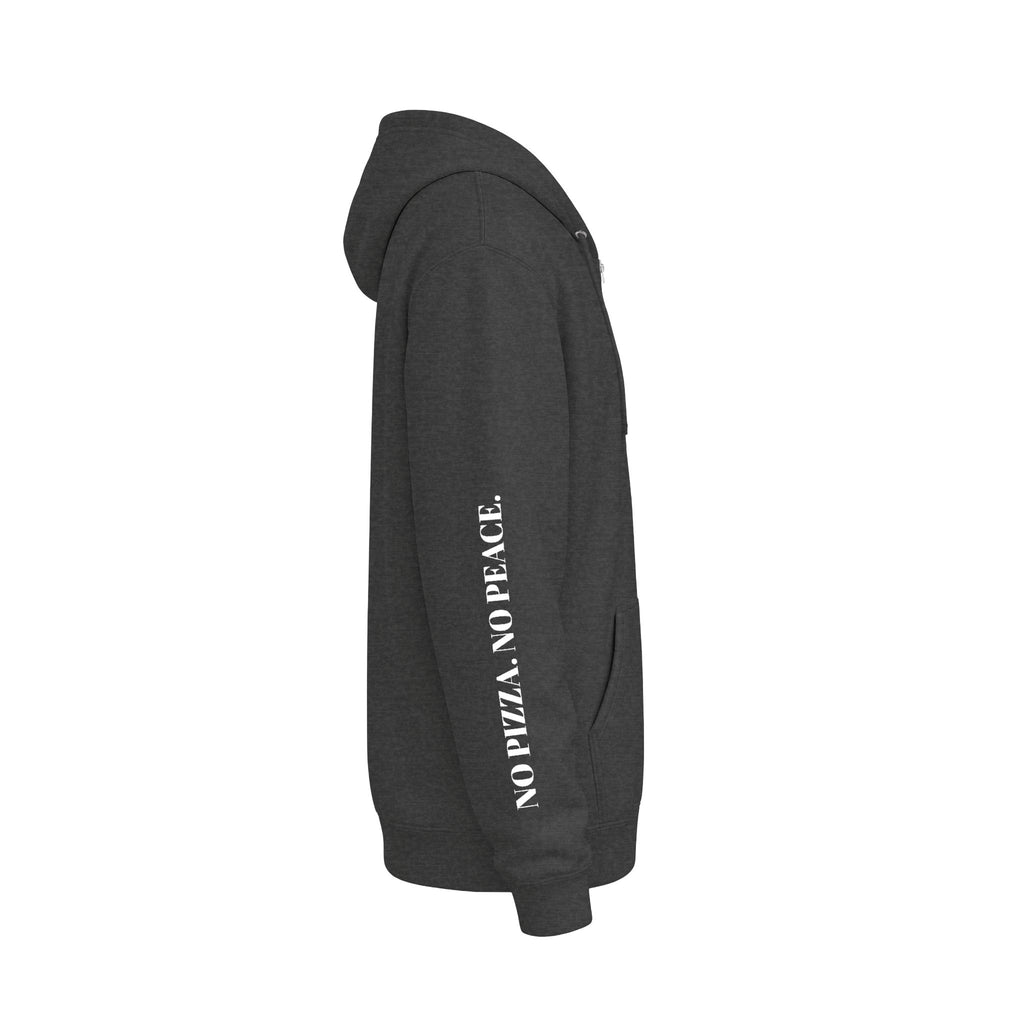 NYC Distressed Zip-Up Hoodie — Vintage New York Graphic Hoodie