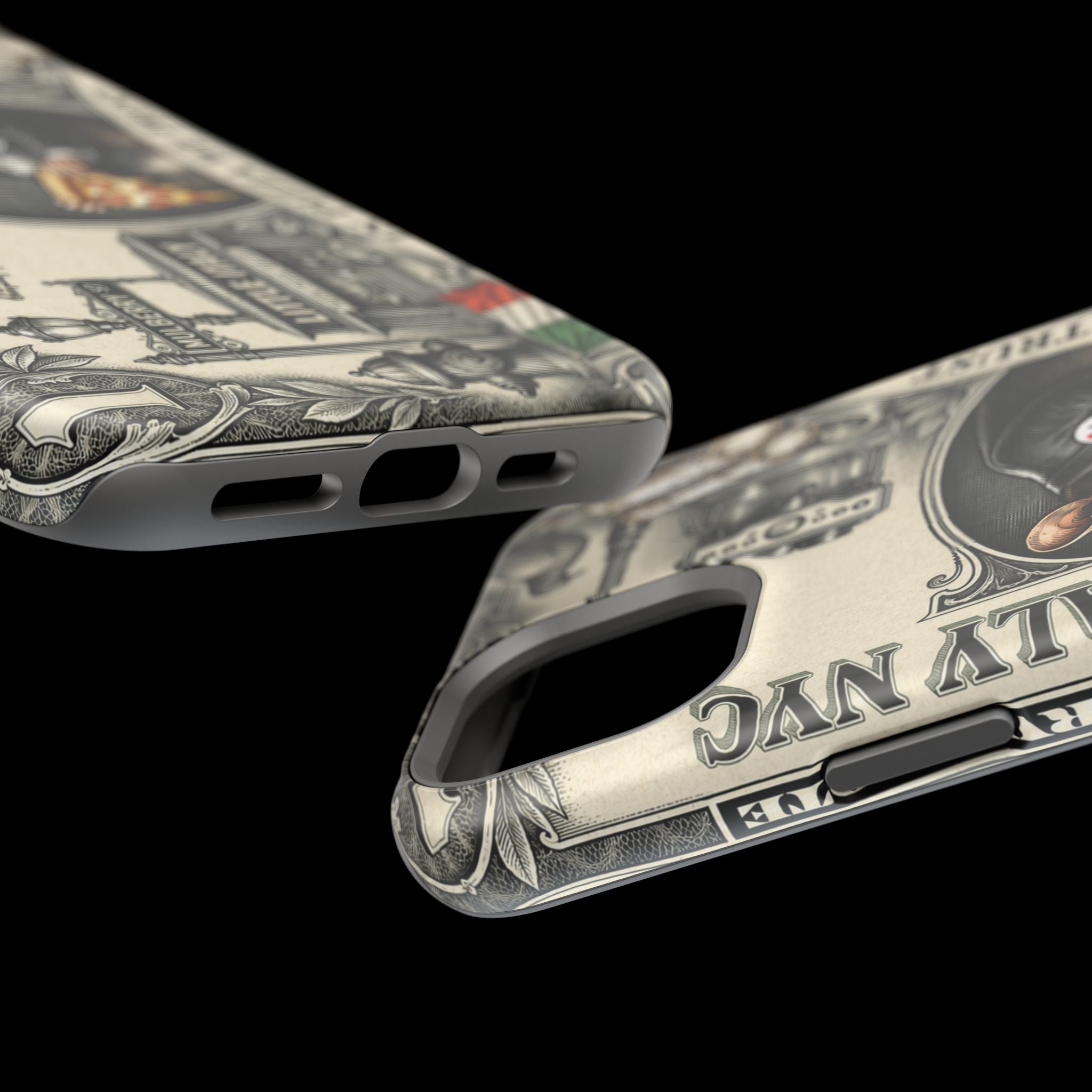 Little Italy NY Phone Case — 'In Pizza We Trust' Italy Rat Art Magnetic Impact-Resistant Case