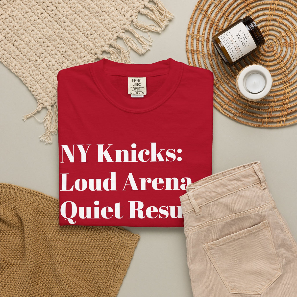 NY Knicks: Loud Arena. Quiet Results. Tee Shirt