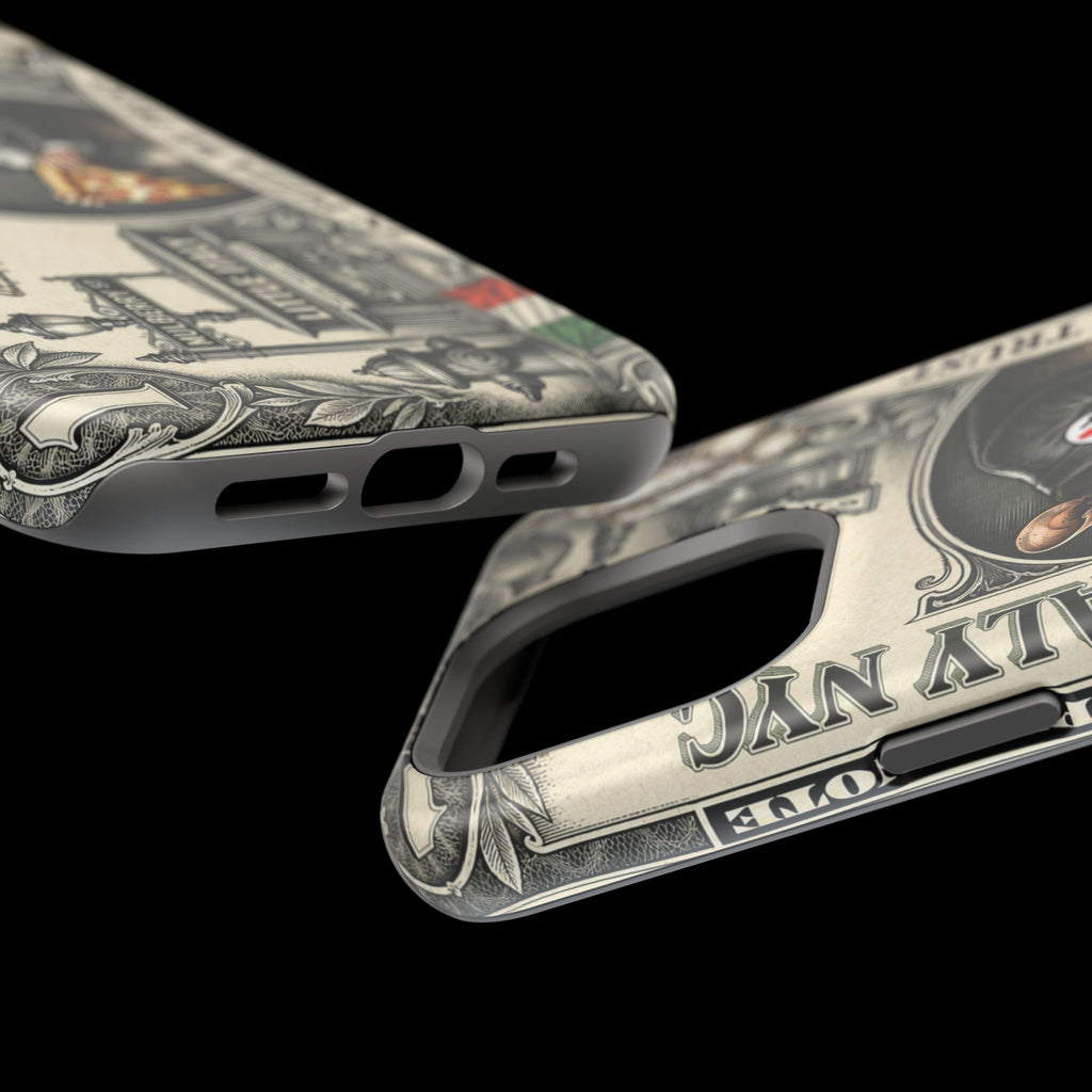 Little Italy NY Phone Case — 'In Pizza We Trust' Italy Rat Art Magnetic Impact-Resistant Case