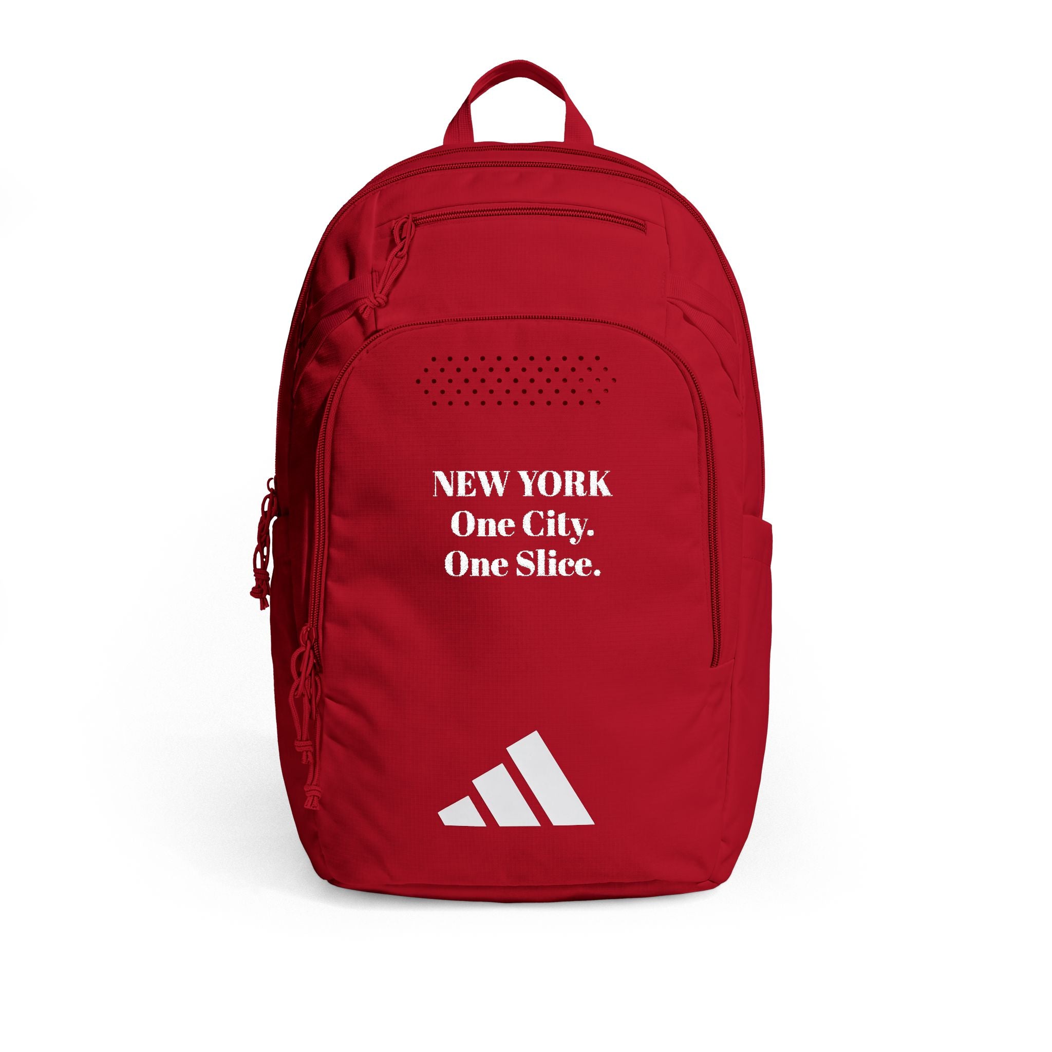 New York "One City. One Slice." Adidas Backpack - Embroidered adidas Defender 5