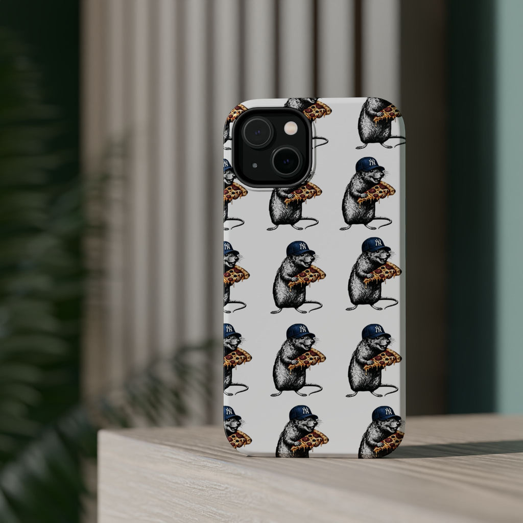 NY Pizza-Loving Rat Magnetic Phone Case