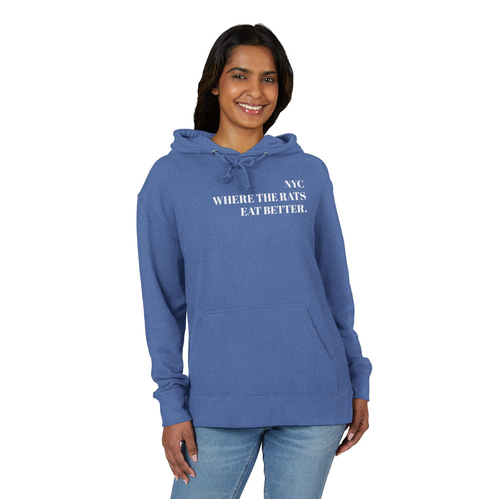 NYC "Pizza Rat Approved" Graphic Hoodie - Where the Rats Eat Better