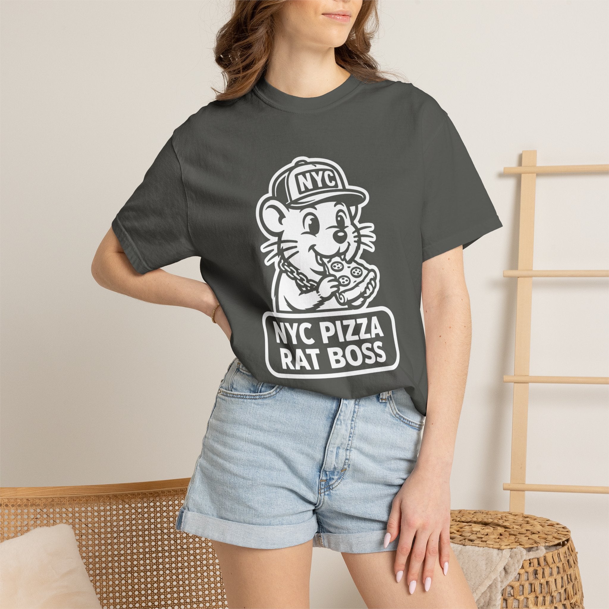 NYC Pizza Rat Boss T-Shirt
