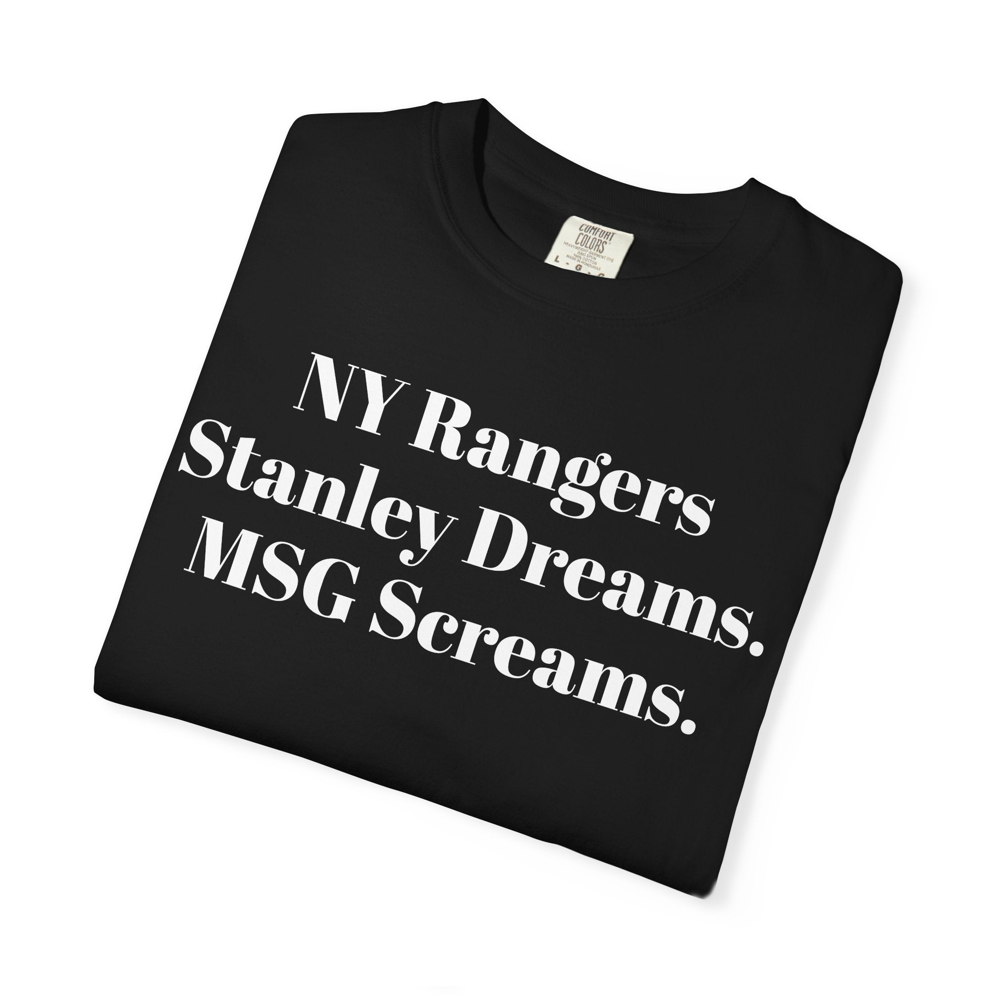 NY Rangers Stanley Dreams. MSG Screams.