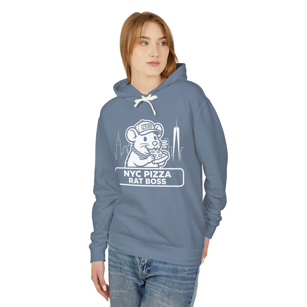 NYC Pizza Rat Boss Hoodie – Funny New York City Streetwear