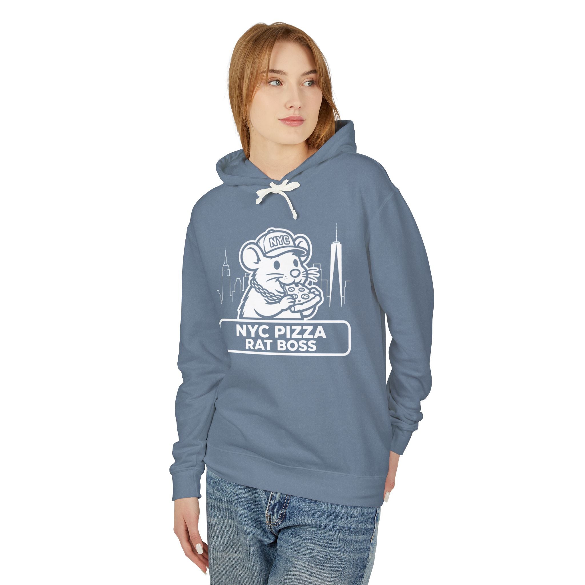 NYC Pizza Rat Boss Hoodie – Funny New York City Streetwear