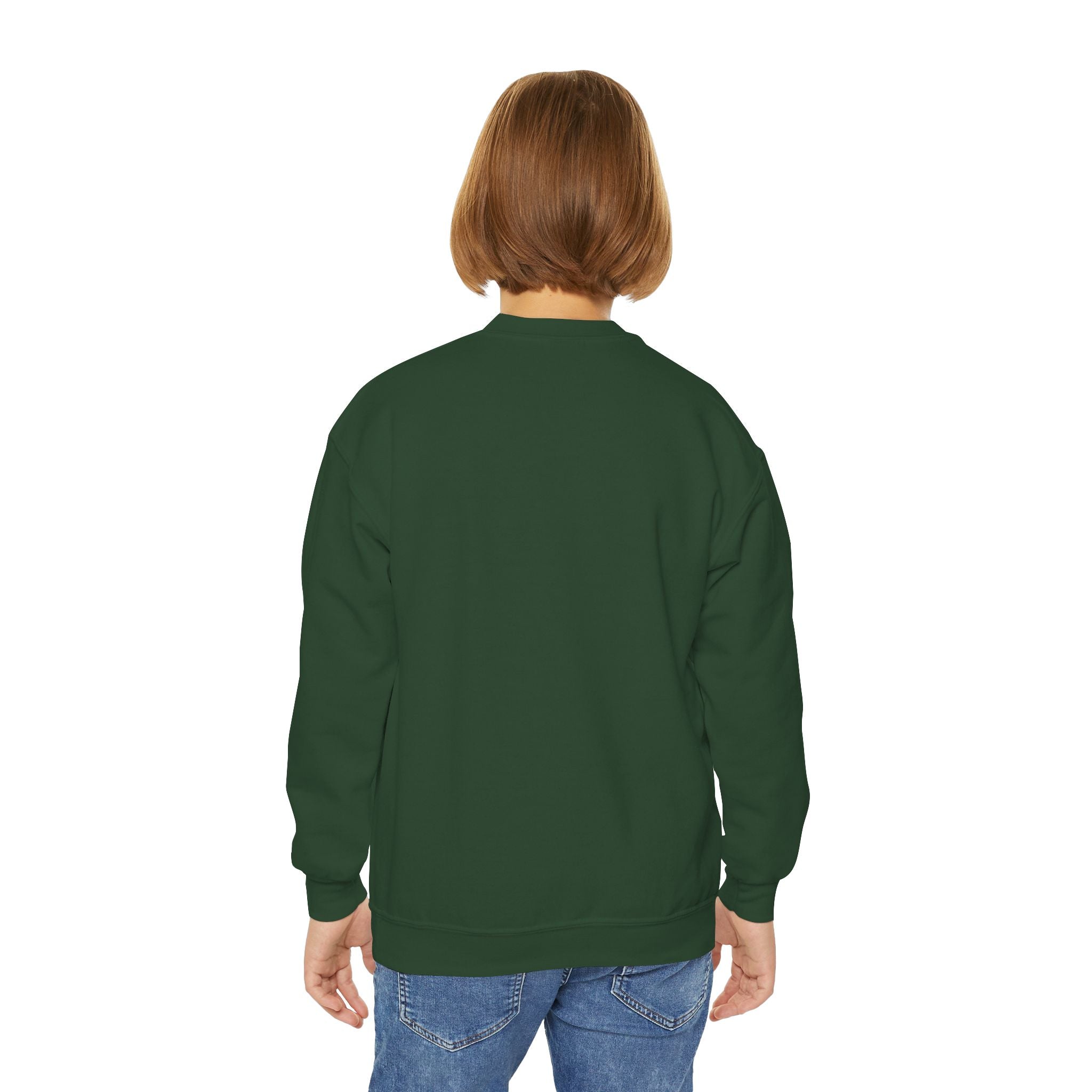 Youth Crewneck Sweatshirt — Vintage Explorer NY Rat Graphic