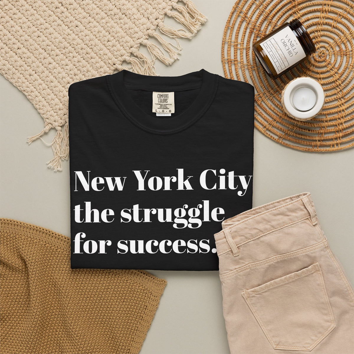New York City - The Struggle - For Success - Tee Shirt