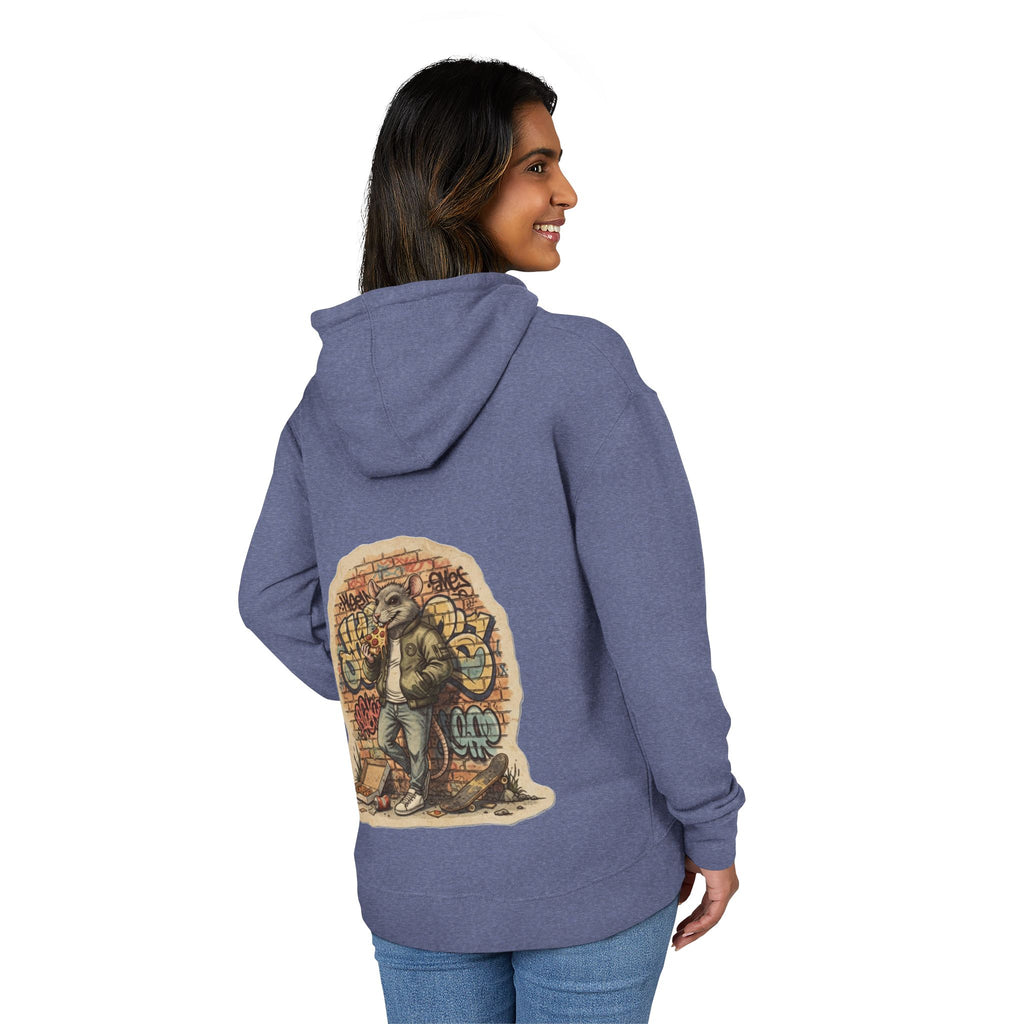 NYC Hoodie “Where the Rats Eat Better” Graphic Pullover