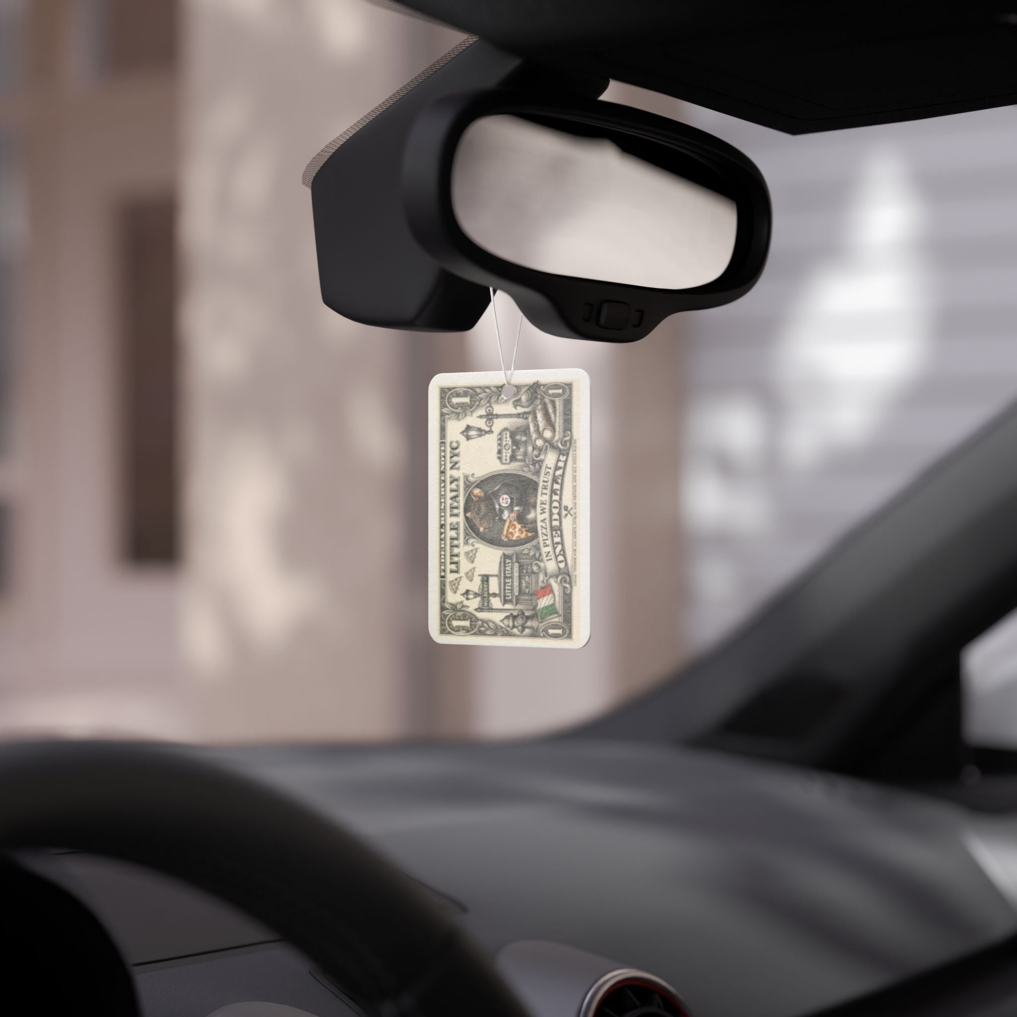 Vintage Italian Dollar Car Air Freshener — Little Italy Diner Design
