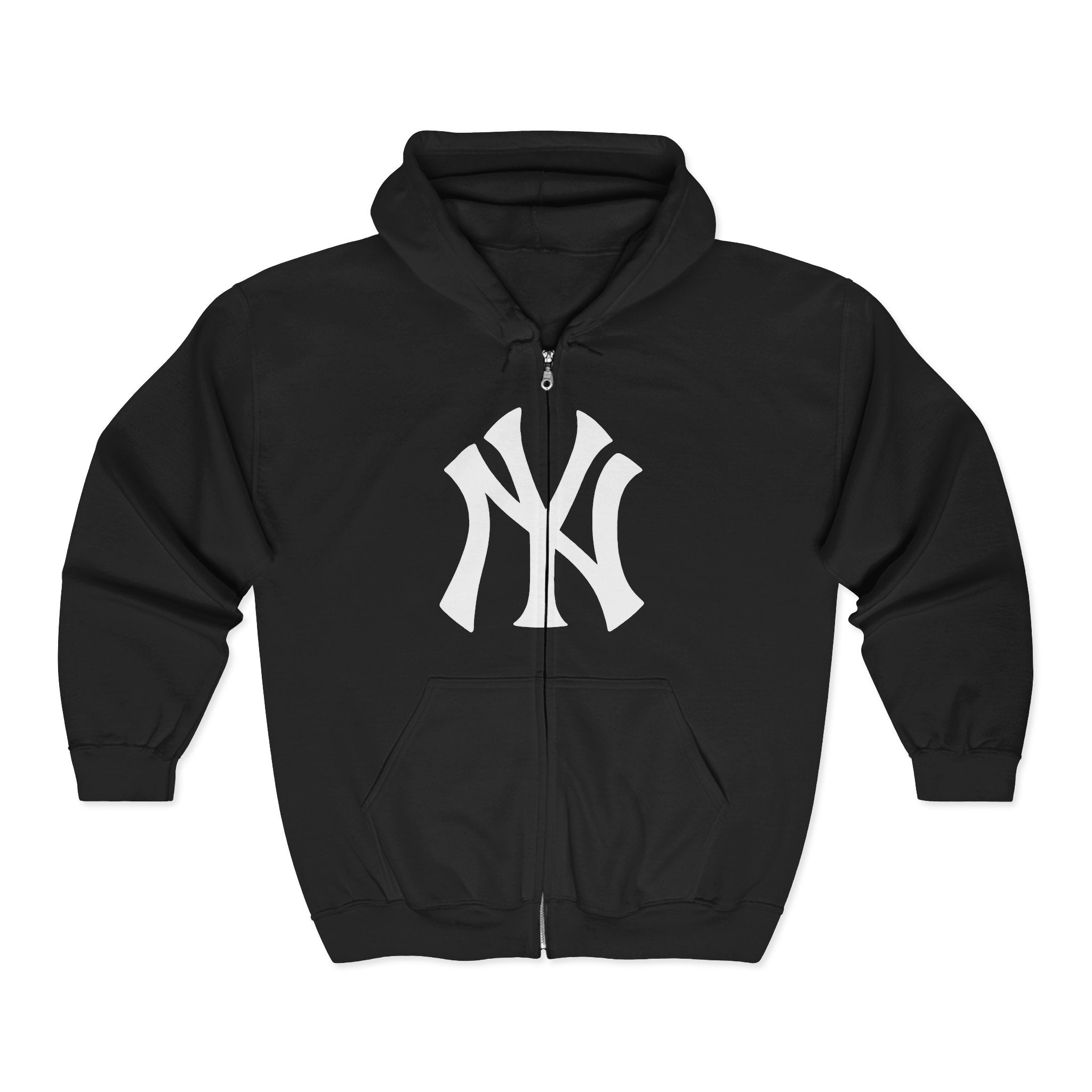 NYC Pizza Rat Zip Hoodie — Pizza Rat Graphic Full-Zip Sweatshirt