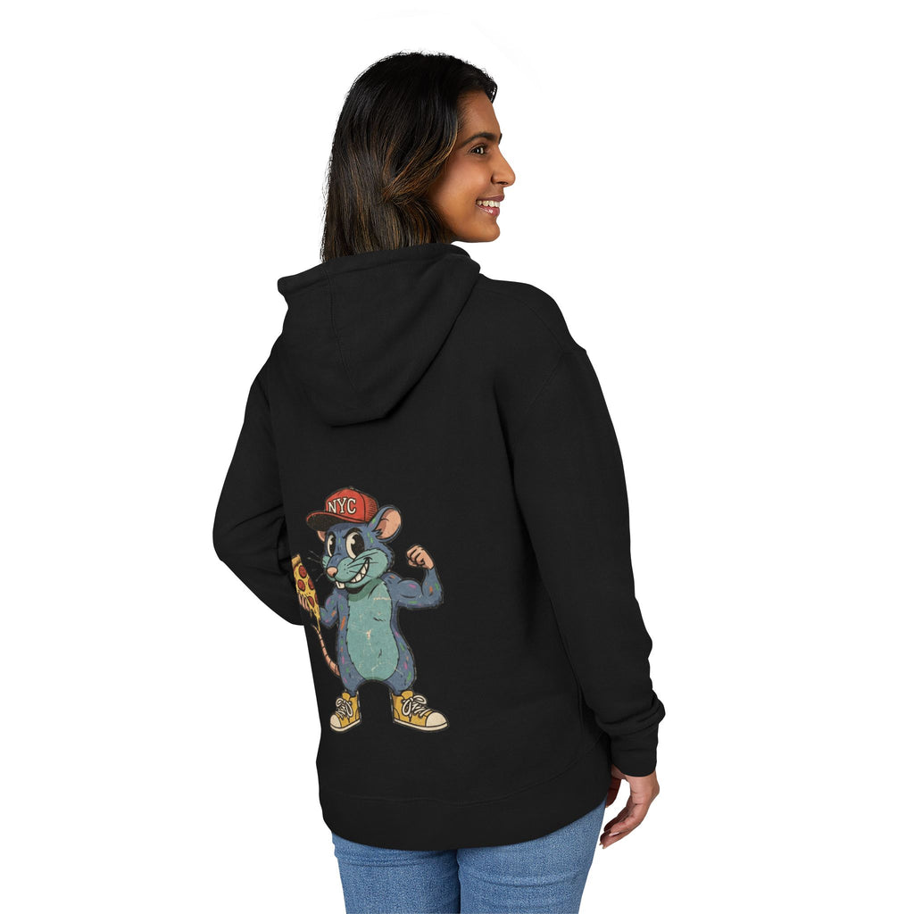 Happy New York City Pizza Rat Hoodie