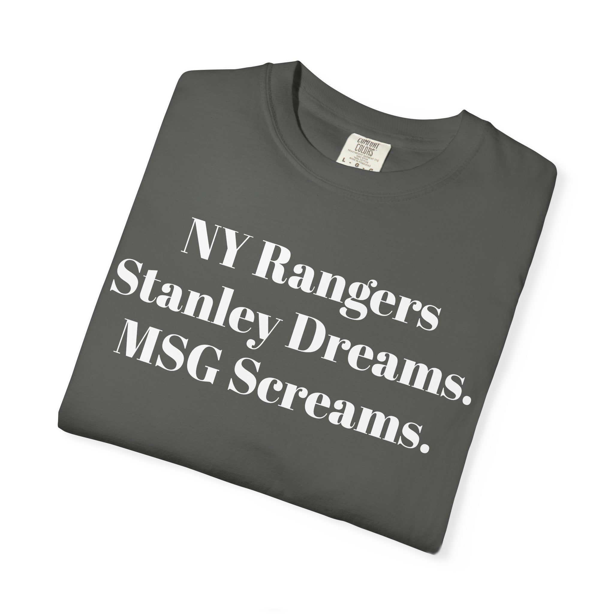 NY Rangers Stanley Dreams. MSG Screams.