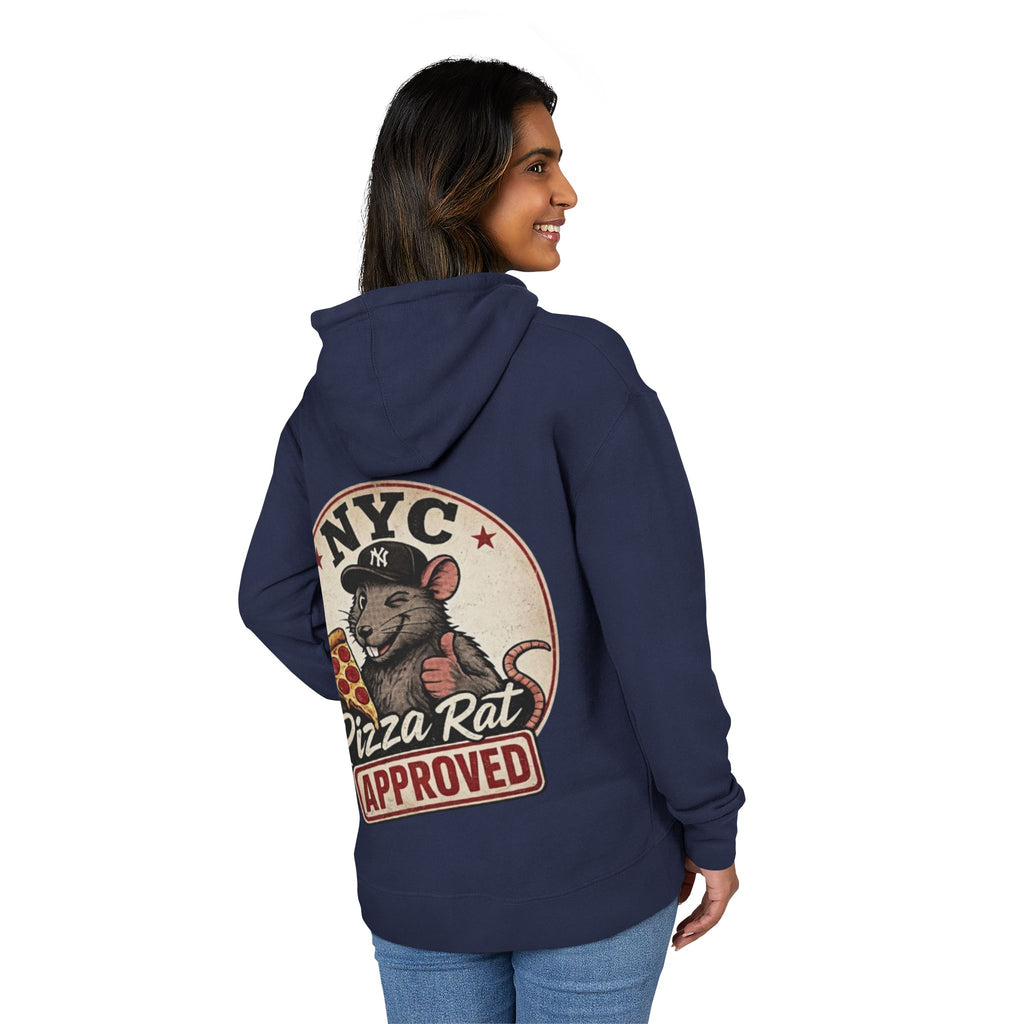 Hoodie — NYC "Pizza Rat Approved" Graphic Hoodie (Where the Rats Eat Better)