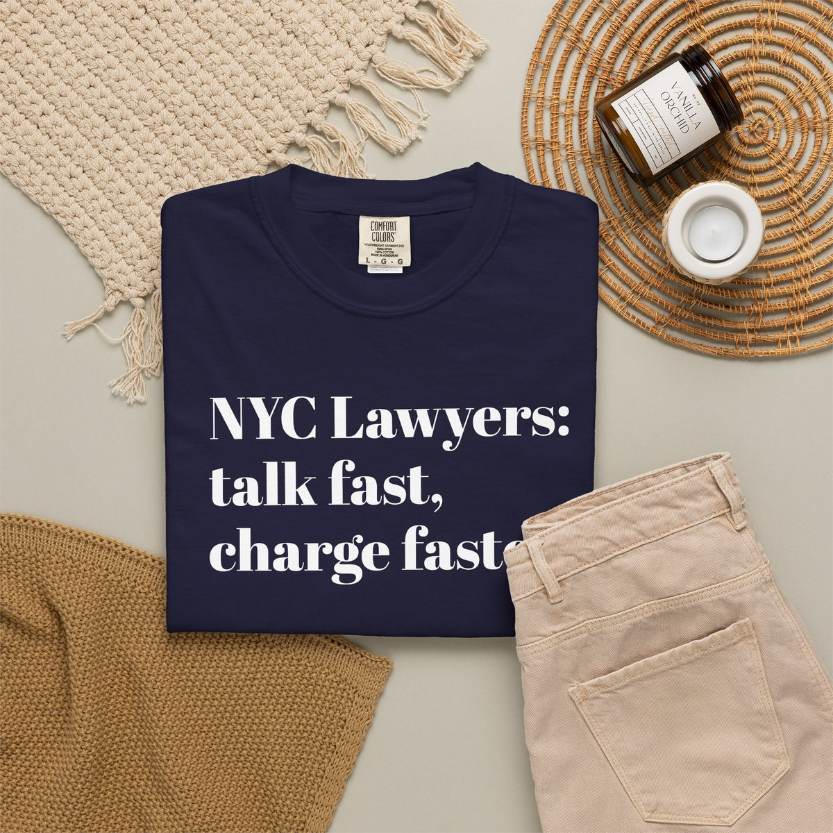 NYC Lawyers - Talk fast - Charge faster - Tee Shirt