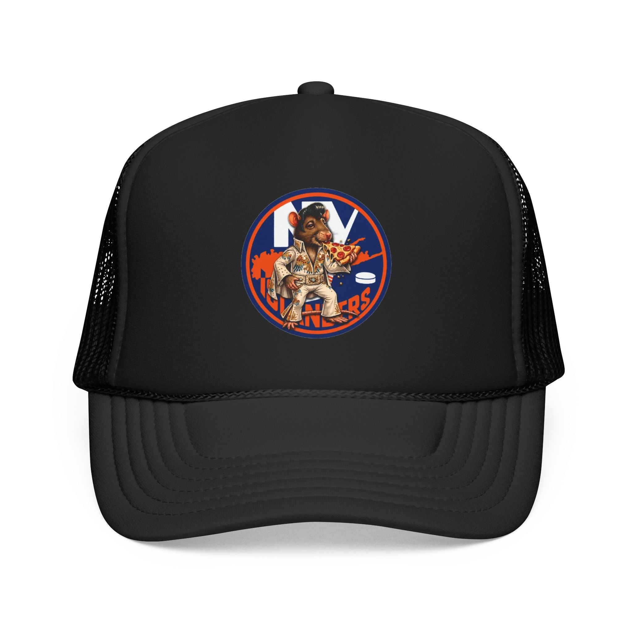 Vintage Island Monsters Trucker Hat - Retro Surf Creature Foam Cap